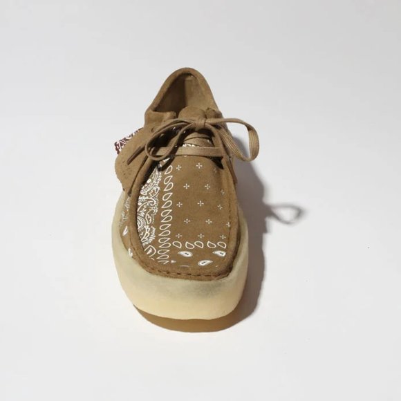 clarks Wallabee Cup Dark Olive print main image 13